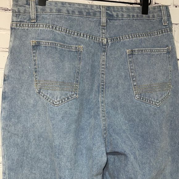 Offset Button Vintage Fit Denim y2k - Picture 5 of 12